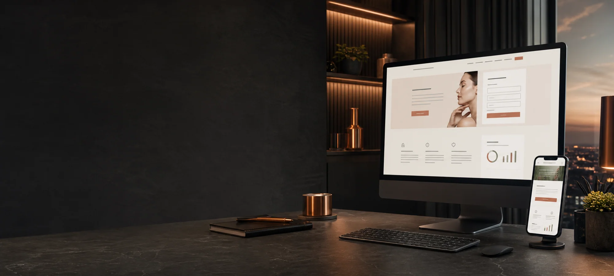 Landing page para profissionais da saúde com estratégia, design e conversão para campanhas digitais